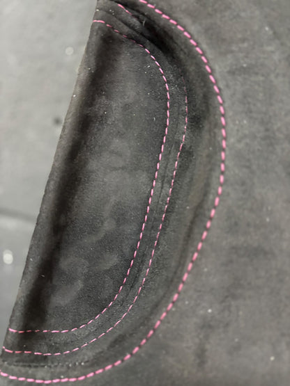 Volkswagen Caddy MK3/4 WERKS KIT Black Milano Suede/Blackberry Stitch/Carbon